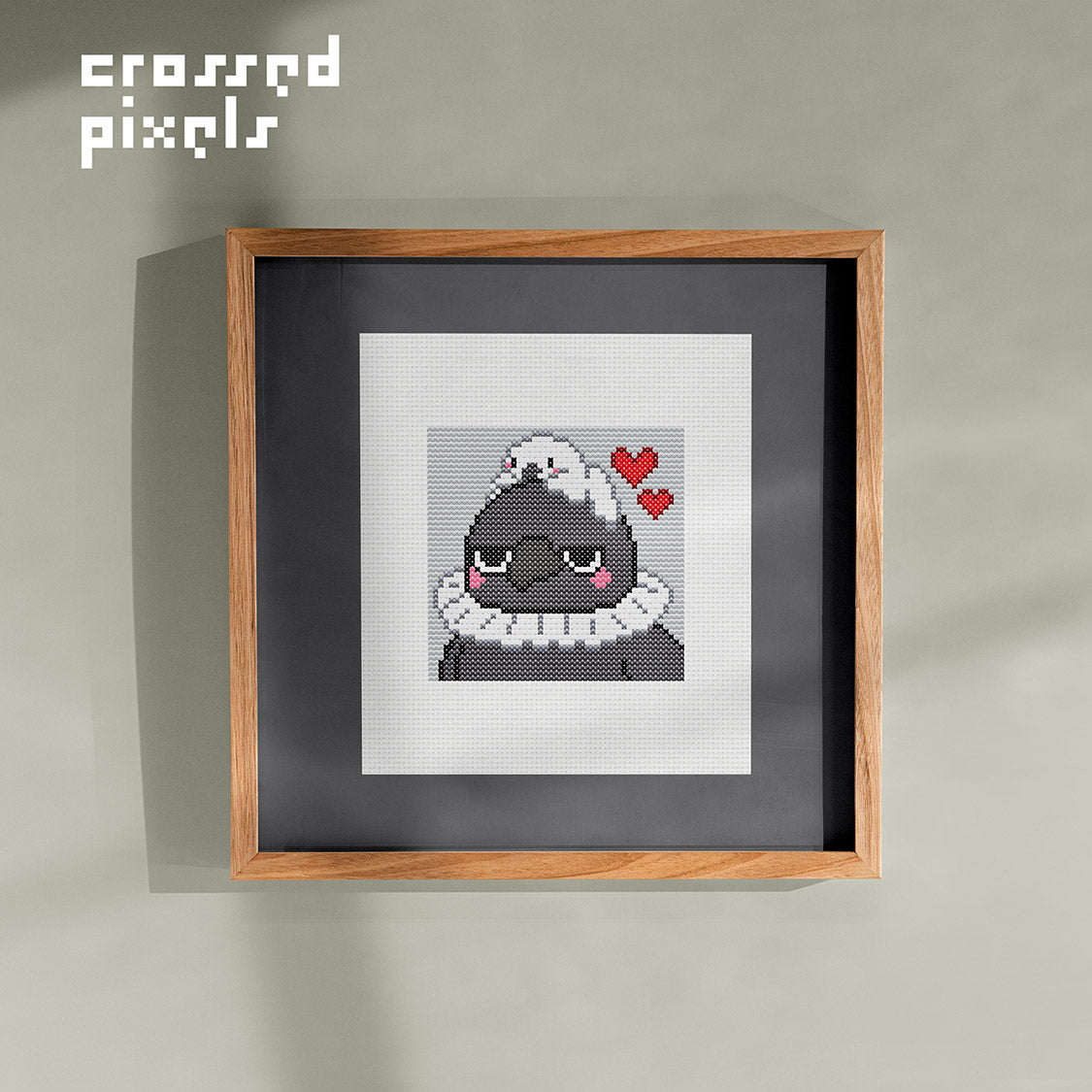 Pixel Art Cross Stitch Pattern of Love and Deeps Space Mephisto